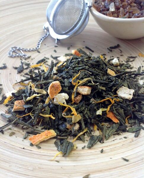 Grün-Tee Maracuja-Orange