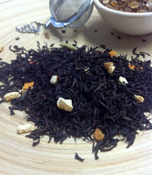 Schwarz-Tee Glühwein