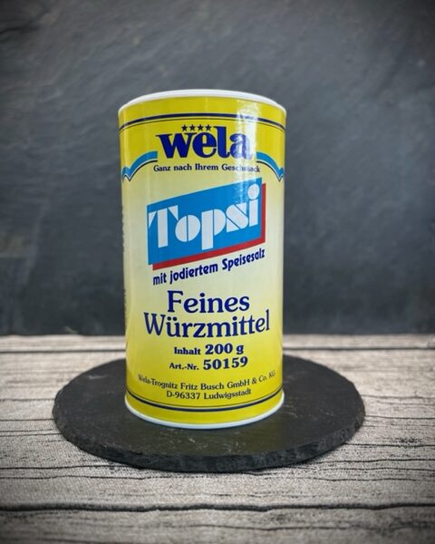 Topsi mit jodiertem Speisesalz