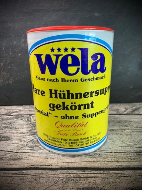 50180 klare Hühnersuppe gekörnt 41,6 L