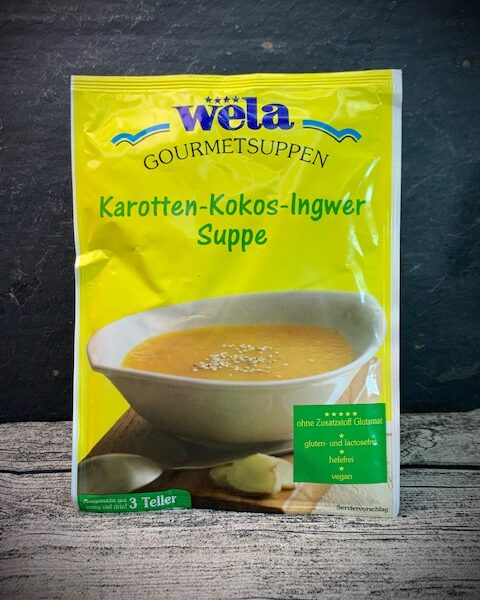 Karotten-Kokos-Ingwer Suppe